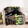 Real Madrid Graffiti Artwork Blanket Soft Warm Cozy Perfect for Livingroom Bed Bedding Four Seasons Multipurpose Modern