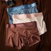 Men's Ice Silk Underwear Men's Summer Thin Breathable Antibacterial Flat Corner Four Corner Shorts