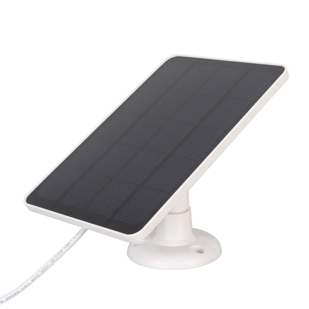 Camera Solar Panel IP65 Waterproof Camera Charger 5V 4W High Efficiency for Micro USB C