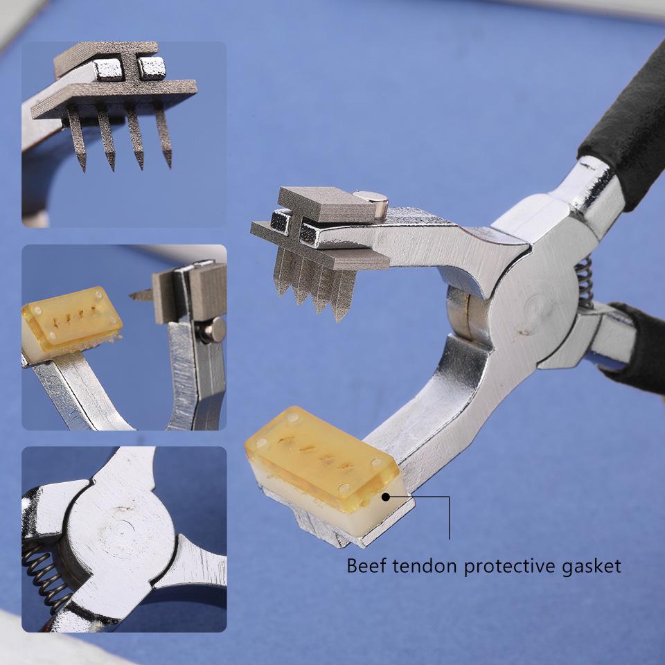 1pc Leathercraft Hole Punching Tool Leather Piercer Handhold Stainless Steel Diy Household Plier Punch Tool