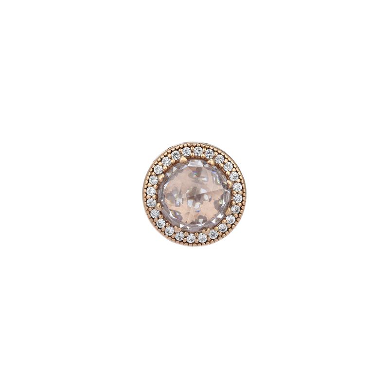 Pandora Shining Heart Cubic Zirconia Pendant Women s Rose Gold 781725CZ золотой