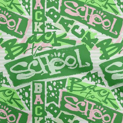 Cotton Flex Green Fabric Kids  Quilting Supplies Print Sewing Fabric By The Yard 40 Inch