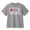 Sarcastic Low Patience Battery Funny Casual Graphic Cotton T-Shirt Unisex