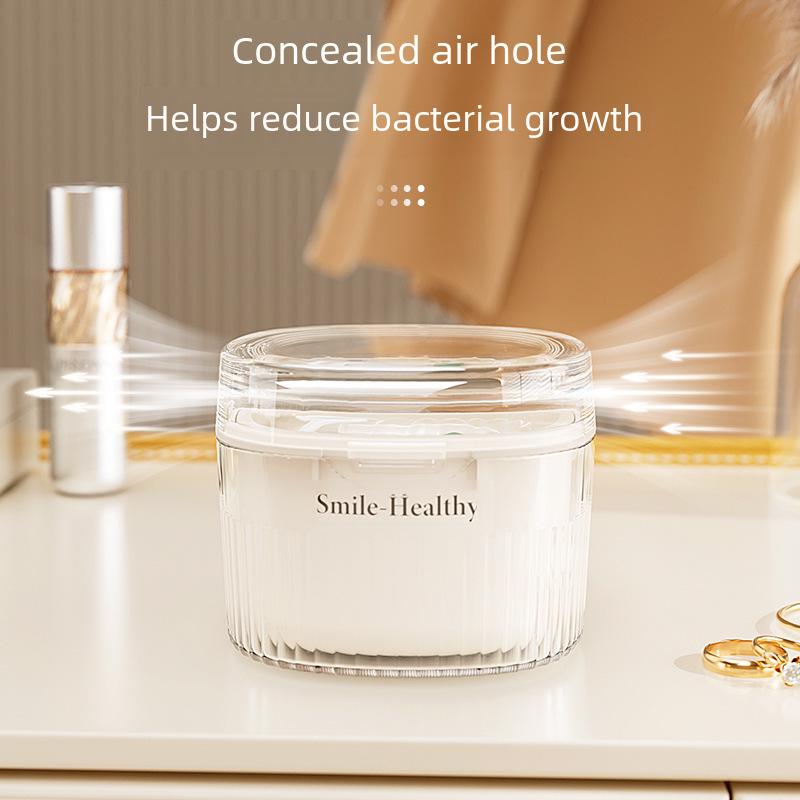 Multifunctional Transparent Denture & Toothbrush Cleaning Box