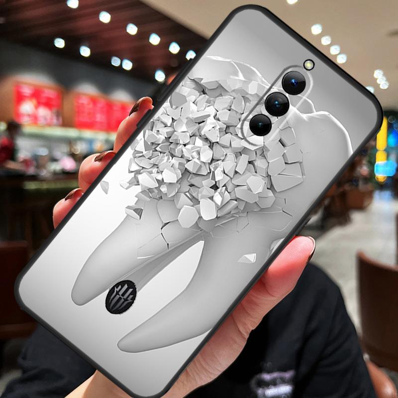 

Футляр для зубов от стоматолога для ZTE Nubia Red Magic 8S 9S 10S 8 9 10 Pro Plus 6S 7S 6 7 Pro 5G 6R 11 Pro Plus Чехол RedMagic 8S Pro Plus