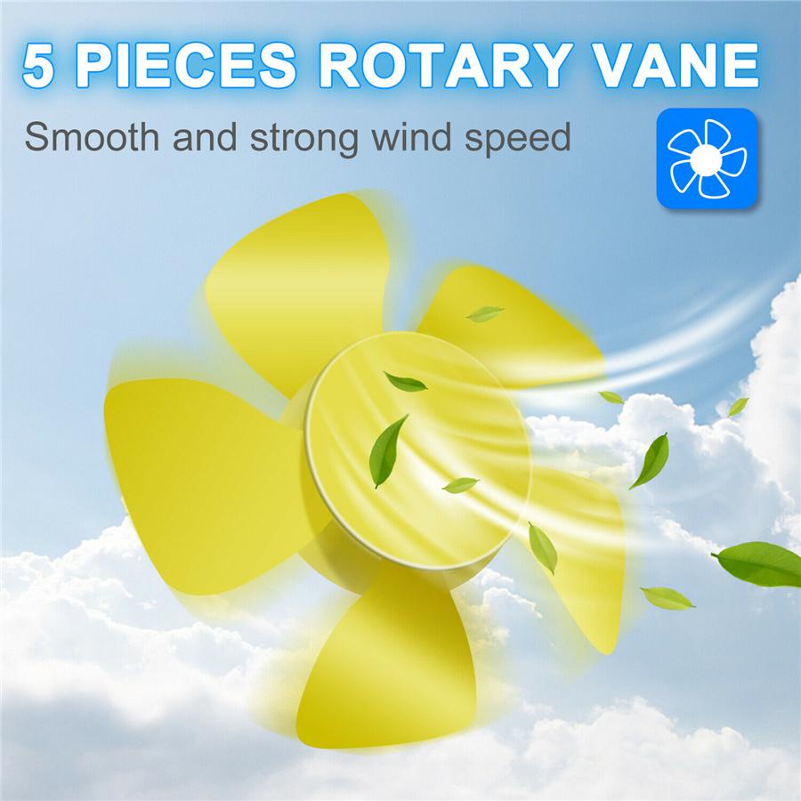 360 Degree Rotatable 12V Universal Car Interior Cooling Fan w/Cigarette Lighter