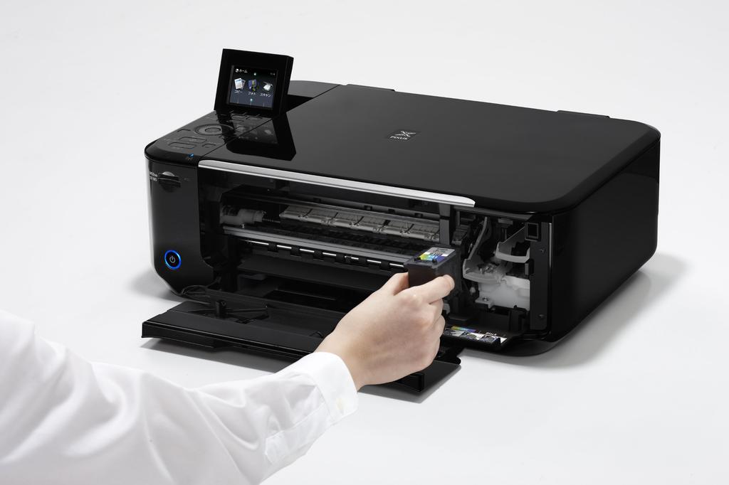 Old Model Canon Inkjet Multifunction Printer Pigment BK 3 Color Dye New 4 Color Ink PIXUS MG4130 +