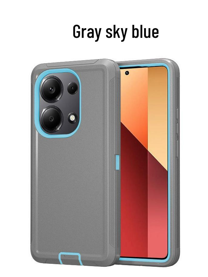 Redmi Note 13 Pro & POCO M6 Pro Anti-Drop Full-Coverage Protective Phone Case