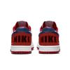 Nike Big Fiery Red Leaping Horse Leather Low top Skateboard Shoes Men's White Red 355152-150(Team1004-)