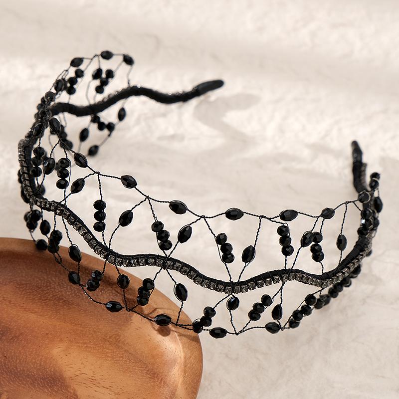 Женские роскошные хрустальные бусины свадебные повязки на голову роскошные королевские короны тиары коронованные головные уборы жемчужные свадебные аксессуары для волос