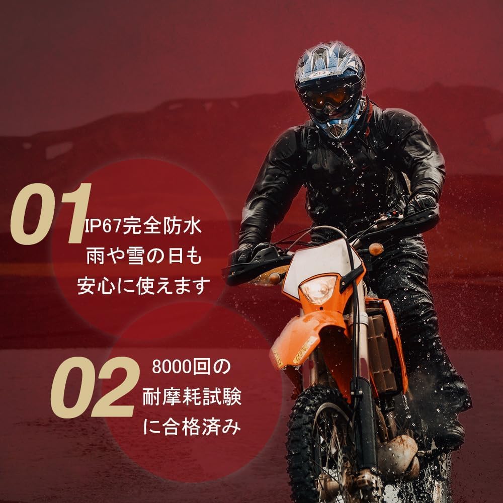 Grip Heater for Motorcycles, Wrap Around Usb Power, 3 Temperature Adjustment, Switch Included, Easy