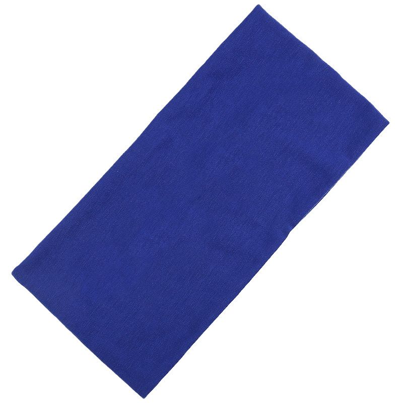 

Instagram Solid Color Super Wide European and American Hair Band Sports Headwear Royal Blue Extra Wide Brim Headband