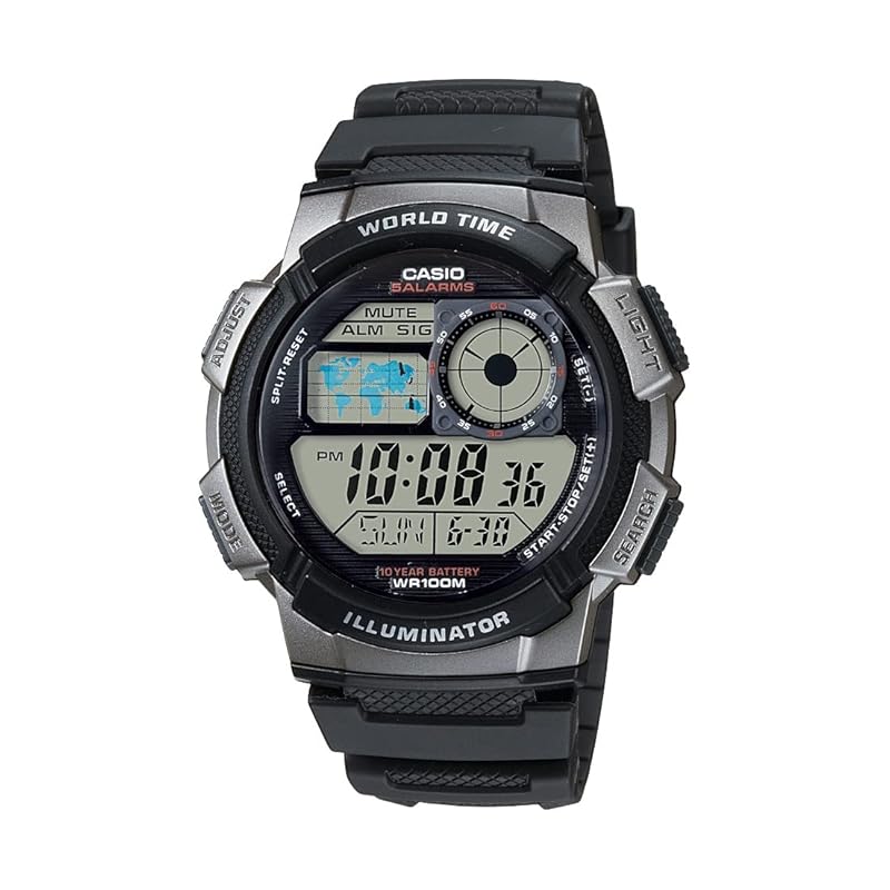 

[Casio] Watch digital world time AE1000W-1BVCF men s overseas model [Re-imported product]