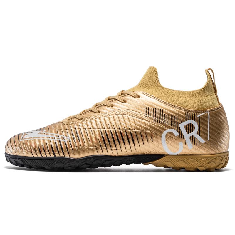 Adult Cr7 Football Shoes Men'S High-Top Ag Long Nails Student Broken Nails Game Training Broken Nails Football Shoes