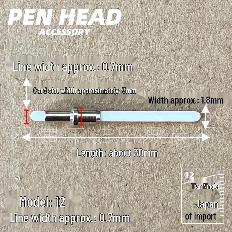 

Японские импортные 3 мм ручки-файнлайнеры с игольчатым наконечником, DIY сменные наконечники, аксессуары