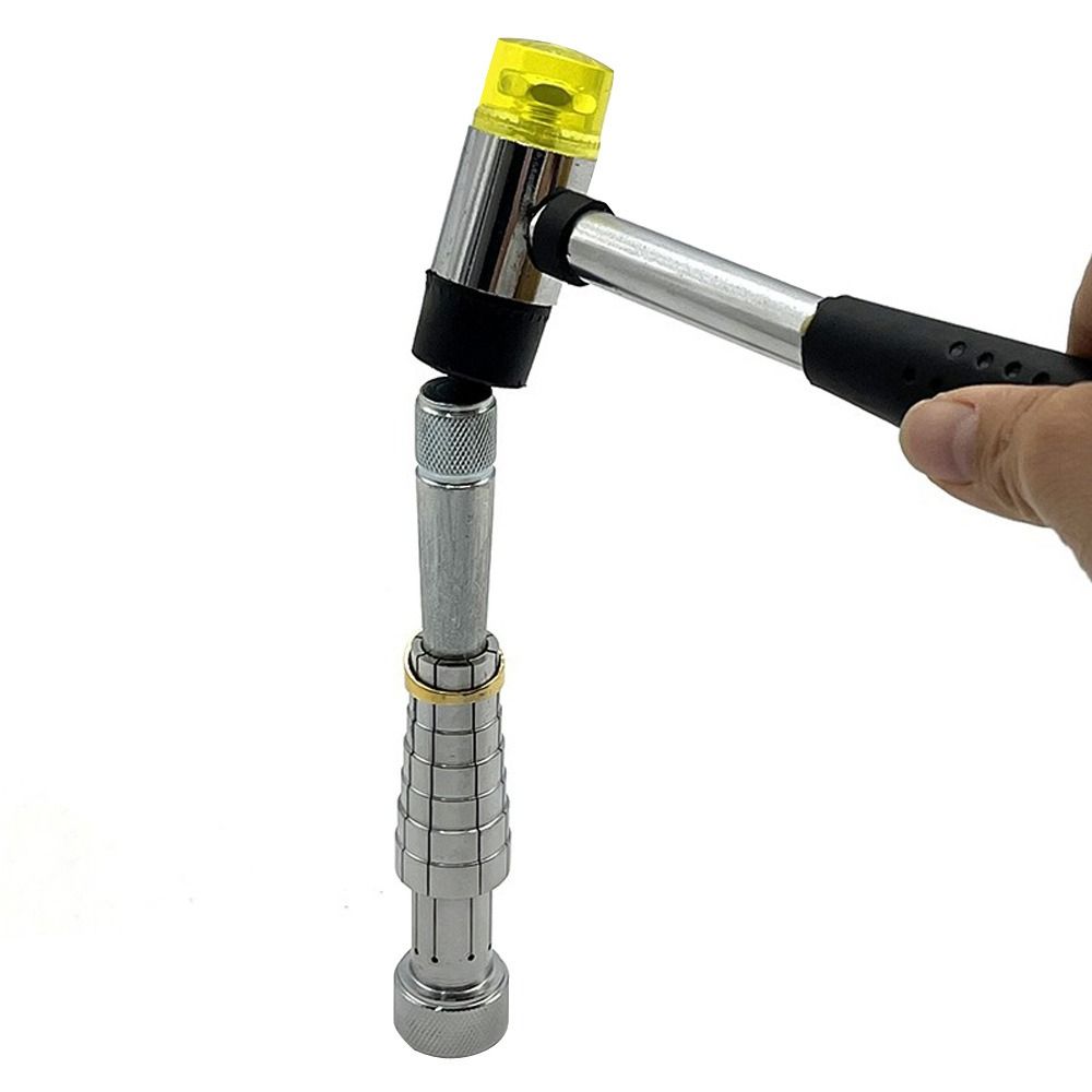 Plastic and Rubber Hammer Finger Ring Size Adjuster Wedding Band Ring Extender Ring Sizer Kit