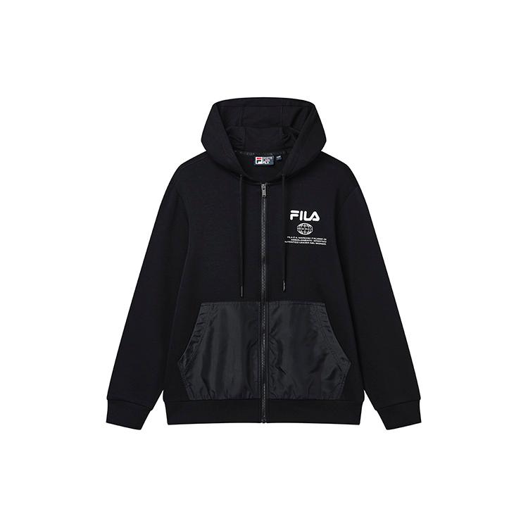 FILA FW22 Jacket Men s Jet Black F11M239501F-BK S