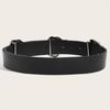 Decorative Rose Pattern Wide Belt Adjustable Waist Strap For Women Soft PU Leather Retro Design Daily Suit Dresses