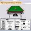 JunDingYing Premium Chinese 8-Ball Pool Table