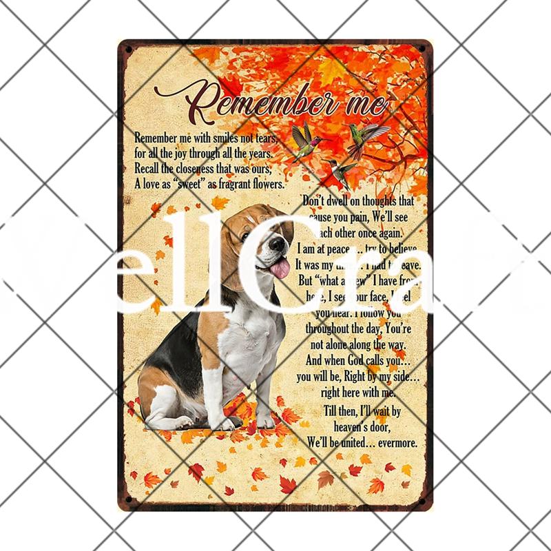 [ Wellcraft ]  Beagle Dog Are My Friend Beer Coffee Bath Shop Art Metal Tin Sign Wall  Poster Iron Painting Pub D-12 20*30 CM