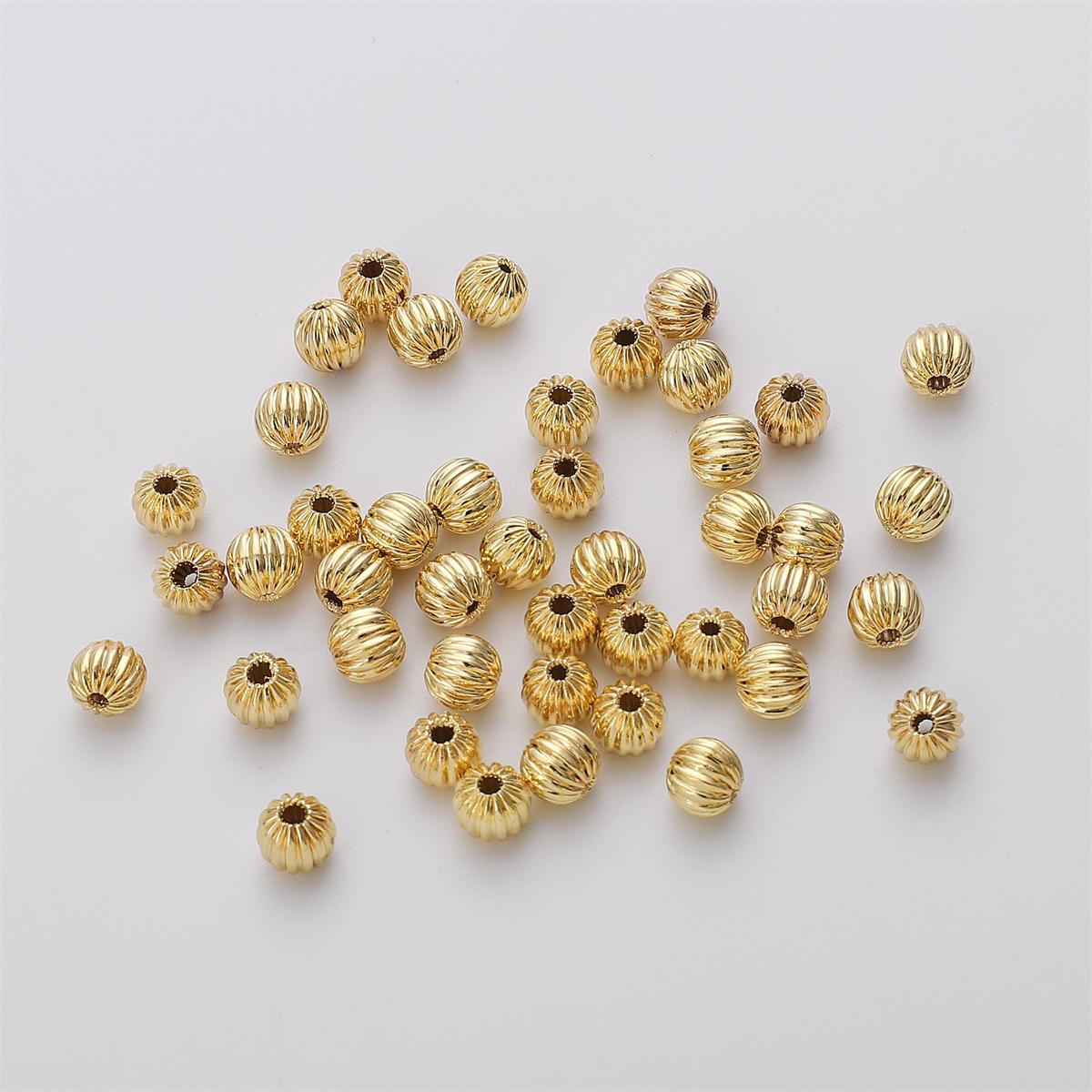 

Медные бусины-фонарики с рисунком тыквы для изготовления ювелирных изделий своими руками, аксессуары для рукоделия 5mm 10pcs