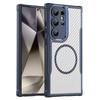Samsung Galaxy S24 Ultra Case, Magnetic Carbon Fiber Transparent Phone Case Cover for Samsung Galaxy S24 Ultra