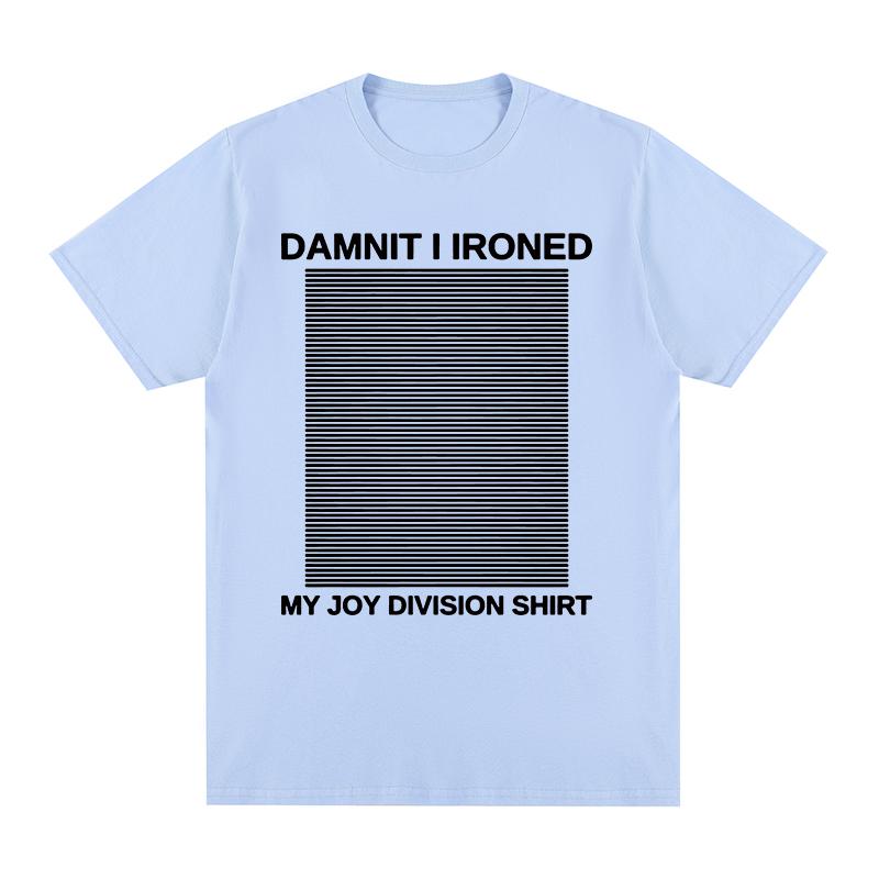 

Joy Division I ironed T-shirt Vintage Cotton Casual personality Harajuku Men T shirt New TEE TSHIRT Womens Tops Unisex 4XL