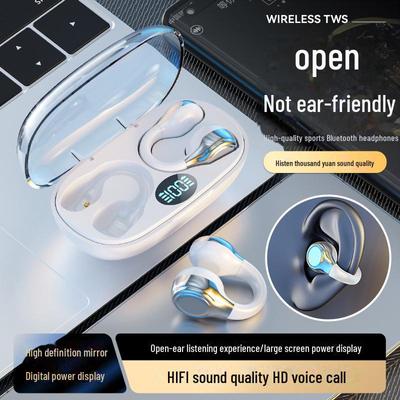 2024 Open-Ear Wireless Bluetooth Headset - Ultra-Long Battery for Gaming and Sports
