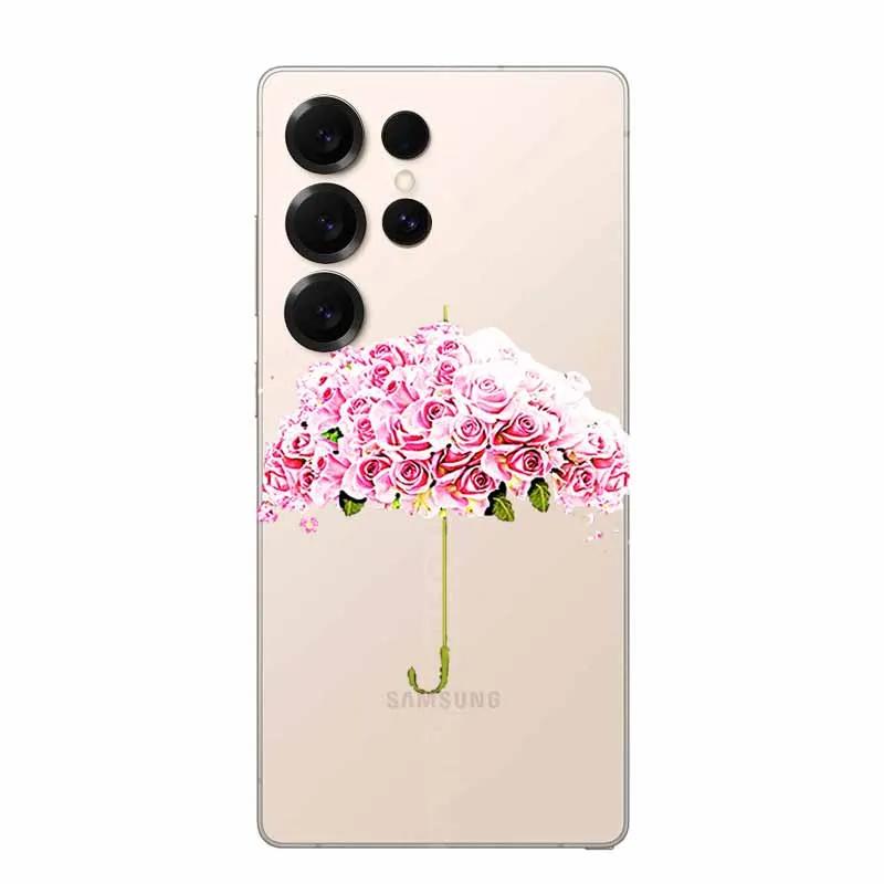 Clear Case For Samsung S25 Ultra 5G Case Clear Back Cover Animal Painting Soft Bumper For Galaxy S25Ultra Transparent Soft Funda