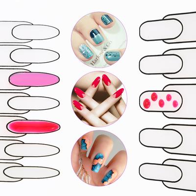 Nail Art Manicure Silicone Mat Foldable Washable Soft Table Cover Pad For Stamping Reverse Stamp