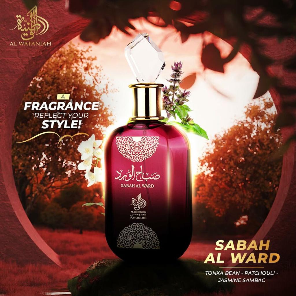 Al Wataniah Sabah Al Ward Eau De Parfum 100 ml (woman)