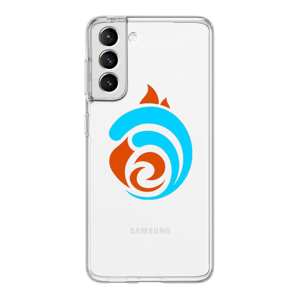 

Чехол для телефона Genshin Impact с логотипом для Samsung Galaxy S22 S21 S20 FE Ultra 5G S10 S10E S9 S8 Plus Note 10, мягкий прозрачный чехол для полного объектива Samsung S21Plus