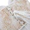 Vintage Jacquard Strapless Corset Top Heart Shaped Waist Cincher