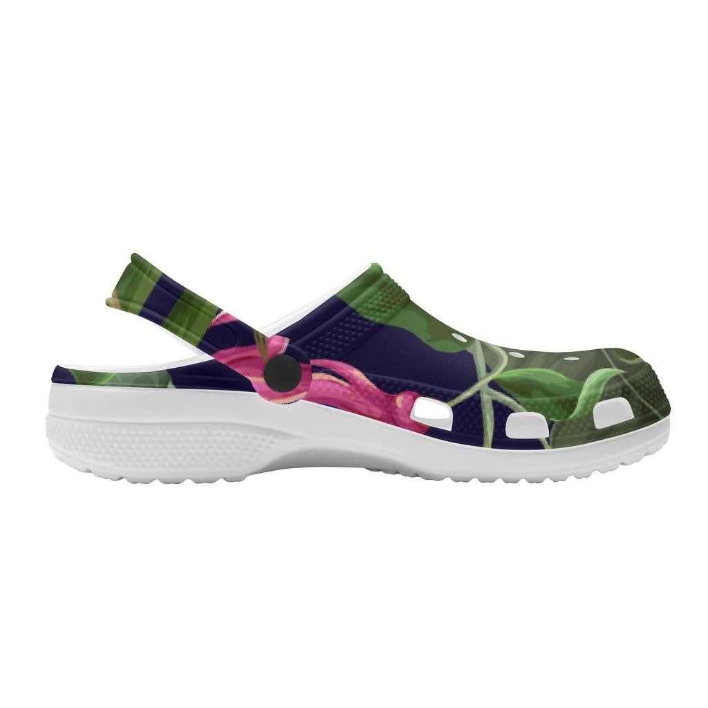 Fun Printed EVA Clogs Slippers Women Men Lightweight Breathable Slip On Casual Sandals Soft Sole Summer Shoes Daily Walking