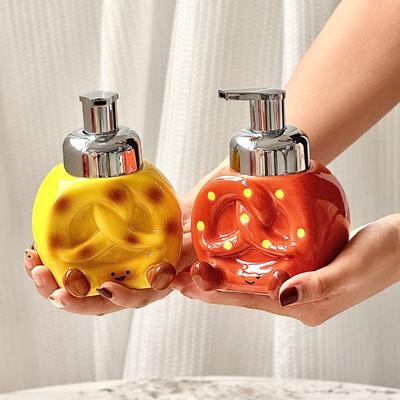 Biscuits Candy Figures Ceramic Lotion Bottles Household Shampoo Moisture Bottles Portable Soap Dispensers Bathroom Accessories