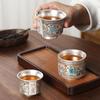 Chaxun Silver-Glazed Ceramic Master Tea Cup
