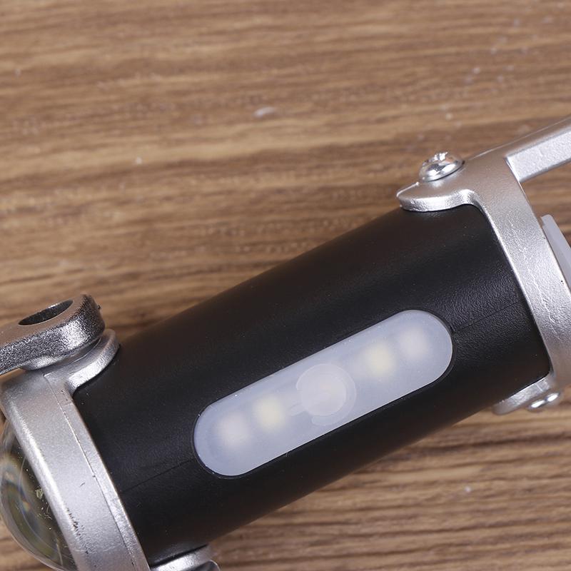Cob Work Light Type-C Rechargeable Led Flashlight Keychain Hanging Portable Light Keyring Camping Pocket Lamp For Outdoor