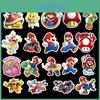 100 buc Super Mario Bros Prințesă Kawaii Autocolante Notes Durabile Impermeabile Colecție