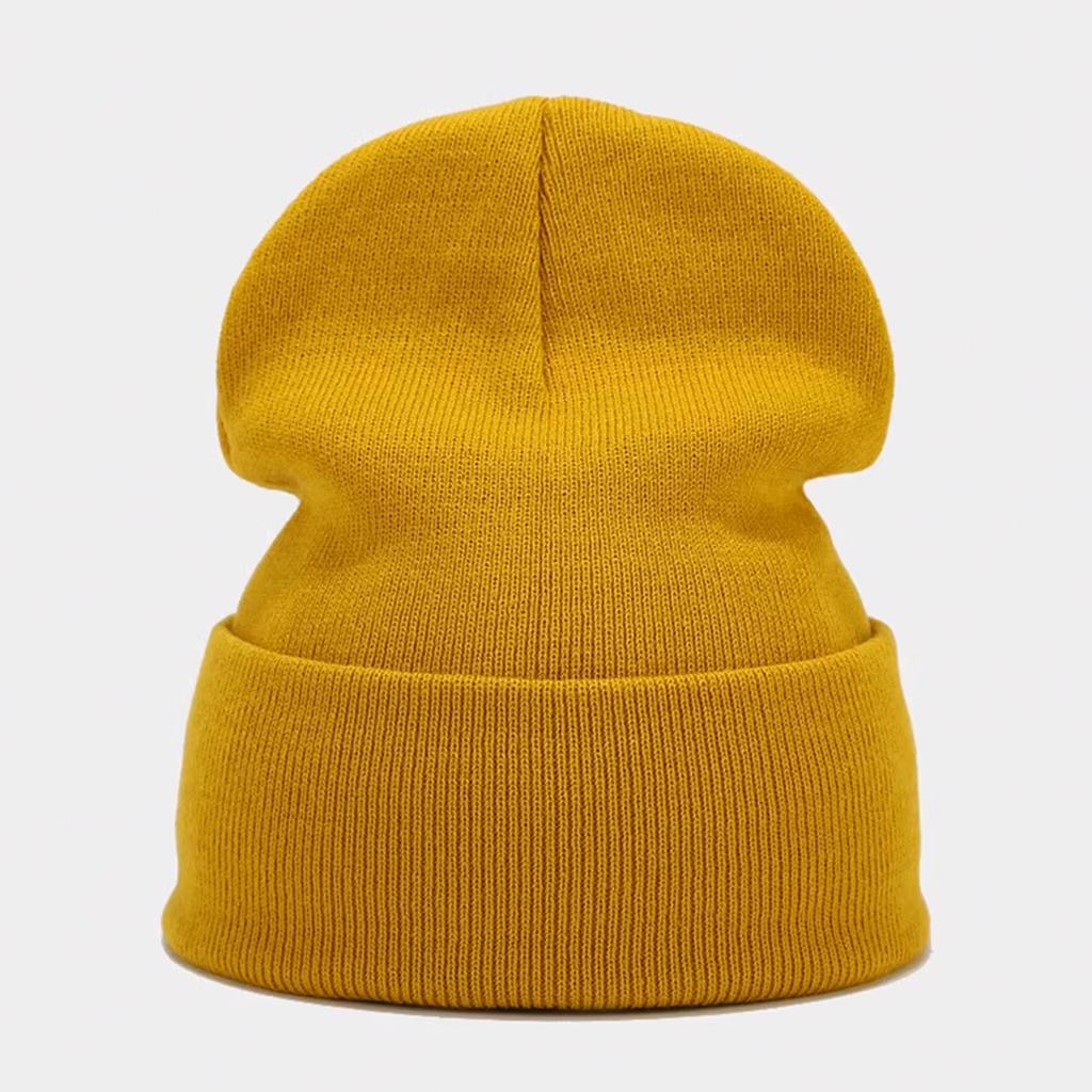 Solid Knitted Hat Winter Autumn Keep Warm Outdoor Women Men Wool Beanies Ear Gorras Ski Caps Cycling Hip Hop Skateboard Hat