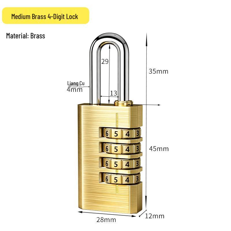 Waterproof & Rustproof Fingerprint Password Padlock for Homes, Dorms & Warehouses - Anti-theft Security