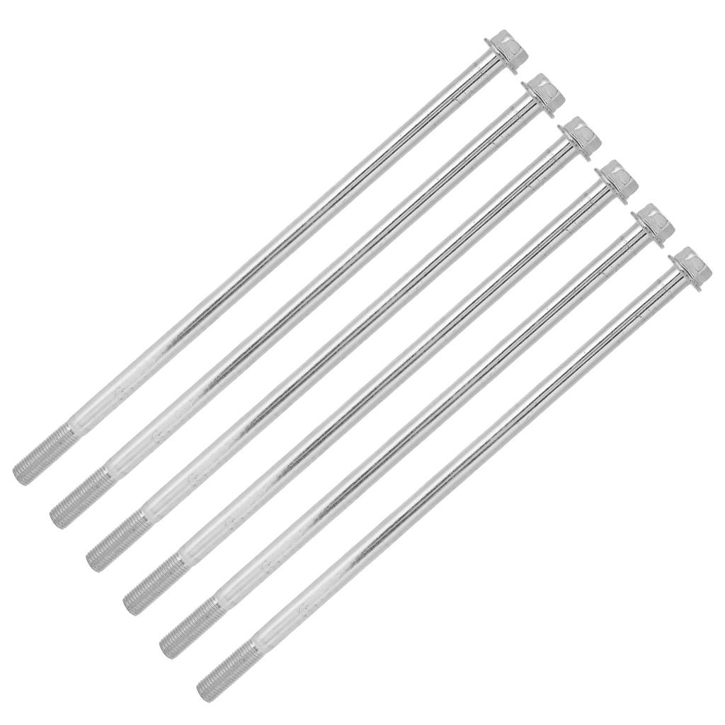 6 Stück Flanschschraube M10x260 Anlasser Motor Mitte Flanschschraube Benzin Generator Ersatzteile