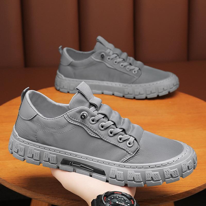 Men Shoes Ice Silk Canvas Shoes Cargo Shoes Trend All Wear Lightweight Men Sneakers