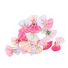 24Pcs Small Size Dog Hair Bows Elastic Rubber Band Dog Bow Hair Ties  Dog Party Wear