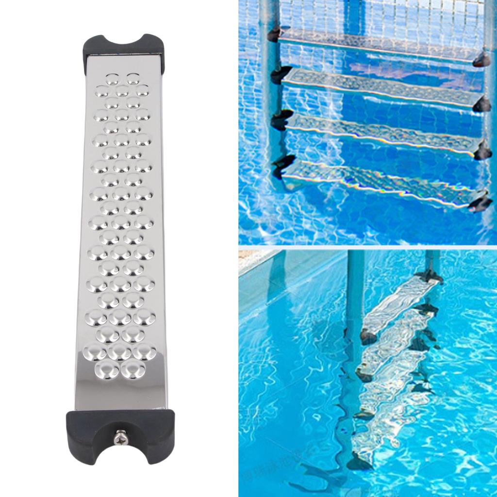 Stainless Steel Pool Ladder Step Swimming Pool Ladder Pedal Thickened Enhanced Load Bearing Rustproof for Swimming Pool