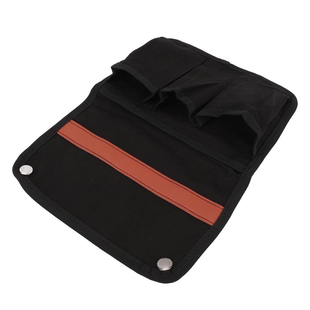 Geantă Laterală Scaun Negru Multifuncțională Pânză Respirabilă Geantă Cotieră Scaun Camping pentru Fotoliu Outdoo