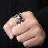 Adjustable Gothic Bat Ring for Men & Women - Dark Halloween Ornament