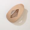 Diamond-shaped Flat Oval Hairpin, Duckbill Hairpin for Back of Head Bun, Elegant Shark Hairpin