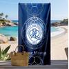 Queens Park Rangers FC Asciugamano da Spiaggia Stampato Personalizzato Logo Calcio Supporto Nome Testo Personalizzato Asciugamano Assorbente Per Sport Viaggio Regalo Speciale