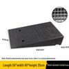 Curb and Threshold Ramp Mat - Rubber Slope for Home or Car Use
