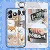 Kickstand Phone Holder Phone Case For Ulefone Note18 Ultra Anti-knock Wrist Strap Ring Anti-dust Soft case Silicone Cute